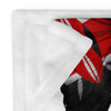 Kenya Flag Throw Blanket - Kenyan Flag (Butterflies pattern)