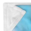 Kenya Premium Throw Blanket - Kenya Map (Blue)