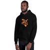 Kenya Unisex Hoodie - Orange Home, Kenyan Map
