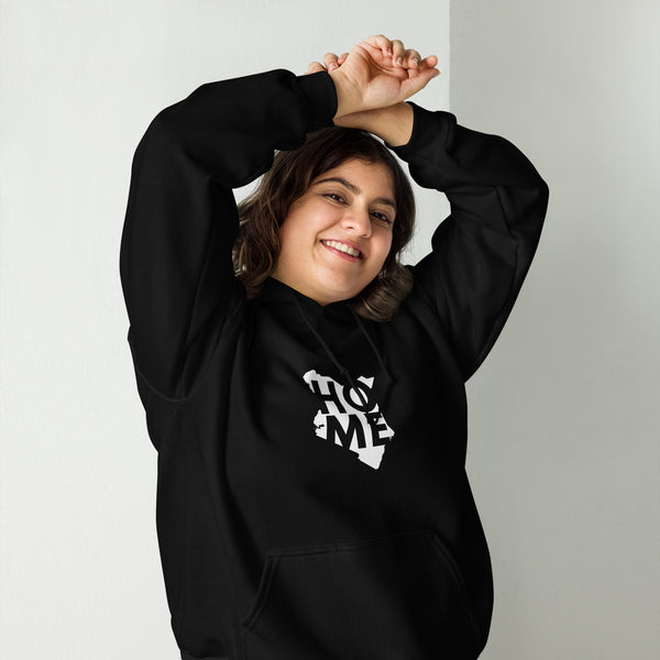 Kenya Unisex Hoodie - White Home, Kenyan Map