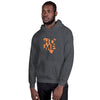 Kenya Unisex Hoodie - Orange Home, Kenyan Map