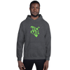 Kenya Unisex Hoodie - Grass Green Home, Kenyan Map