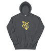 Kenya Unisex Hoodie - Yellow Home, Kenyan Map