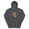Kenya Unisex Hoodie - Orange Home, Kenyan Map