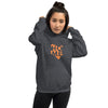 Kenya Unisex Hoodie - Orange Home, Kenyan Map
