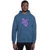 Kenya Unisex Hoodie - Magenta Home, Kenyan Map
