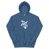 Kenya Unisex Hoodie - White Home, Kenyan Map