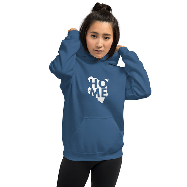 Kenya Unisex Hoodie - White Home, Kenyan Map