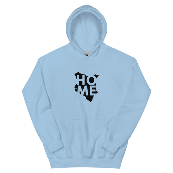 Kenya Unisex Hoodie - Black Home, Kenyan Map