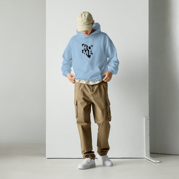 Kenya Unisex Hoodie - Black Home, Kenyan Map