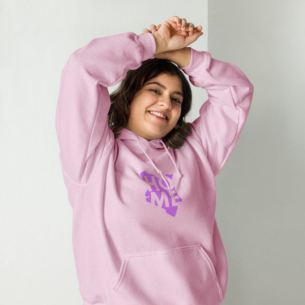 Kenya Unisex Hoodie - Magenta Home, Kenyan Map