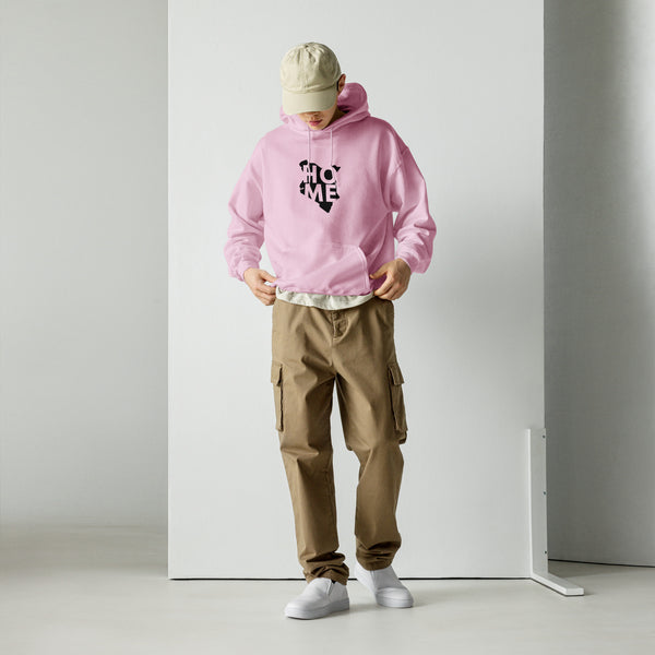 Kenya Unisex Hoodie - Black Home, Kenyan Map