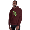 Kenya Unisex Hoodie - Grass Green Home, Kenyan Map