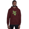 Kenya Unisex Hoodie - Grass Green Home, Kenyan Map