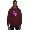 Kenya Unisex Hoodie - Magenta Home, Kenyan Map
