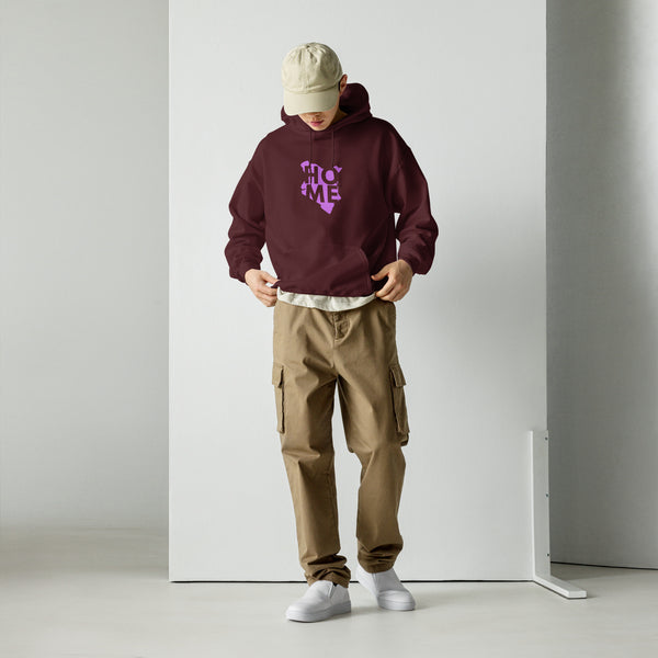 Kenya Unisex Hoodie - Magenta Home, Kenyan Map