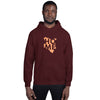 Kenya Unisex Hoodie - Orange Home, Kenyan Map