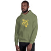 Kenya Unisex Hoodie - Yellow Home, Kenyan Map