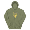 Kenya Unisex Hoodie - Yellow Home, Kenyan Map