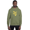 Kenya Unisex Hoodie - Yellow Home, Kenyan Map