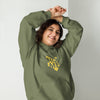 Kenya Unisex Hoodie - Yellow Home, Kenyan Map