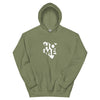 Kenya Unisex Hoodie - White Home, Kenyan Map