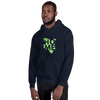 Kenya Unisex Hoodie - Grass Green Home, Kenyan Map