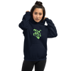 Kenya Unisex Hoodie - Grass Green Home, Kenyan Map
