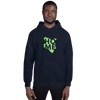 Kenya Unisex Hoodie - Grass Green Home, Kenyan Map