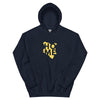 Kenya Unisex Hoodie - Yellow Home, Kenyan Map