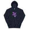 Kenya Unisex Hoodie - Magenta Home, Kenyan Map