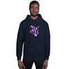 Kenya Unisex Hoodie - Magenta Home, Kenyan Map