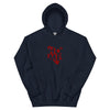 Kenya Unisex Hoodie - Maroon Home, Kenyan Map