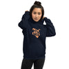 Kenya Unisex Hoodie - Orange Home, Kenyan Map