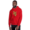 Kenya Unisex Hoodie - Grass Green Home, Kenyan Map