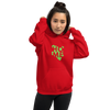 Kenya Unisex Hoodie - Grass Green Home, Kenyan Map