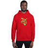 Kenya Unisex Hoodie - Grass Green Home, Kenyan Map