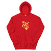 Kenya Unisex Hoodie - Yellow Home, Kenyan Map