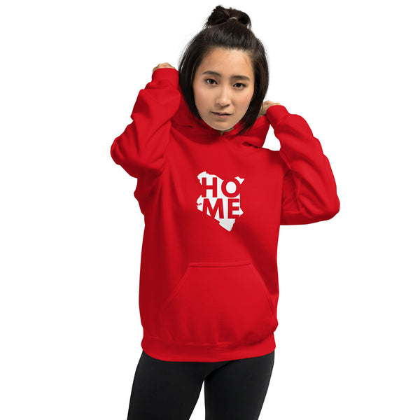 Kenya Unisex Hoodie - White Home, Kenyan Map