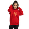 Kenya Unisex Hoodie - Orange Home, Kenyan Map
