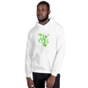 Kenya Unisex Hoodie - Grass Green Home, Kenyan Map