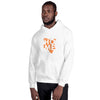 Kenya Unisex Hoodie - Orange Home, Kenyan Map