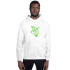 Kenya Unisex Hoodie - Grass Green Home, Kenyan Map