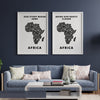 Our Story Began Here - Africa, Framed Wall Art