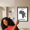 Our Story Began Here - Africa, Framed Wall Art