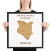 “Bring Home Closer: Kenya” Premium Framed Print