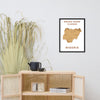 “Bring Home Closer: Nigeria” Premium Framed Print
