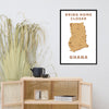 “Bring Home Closer: Ghana” Premium Framed Print