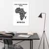 Our Story Began Here - Africa, Framed Wall Art