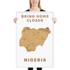 “Bring Home Closer: Nigeria” Premium Framed Print
